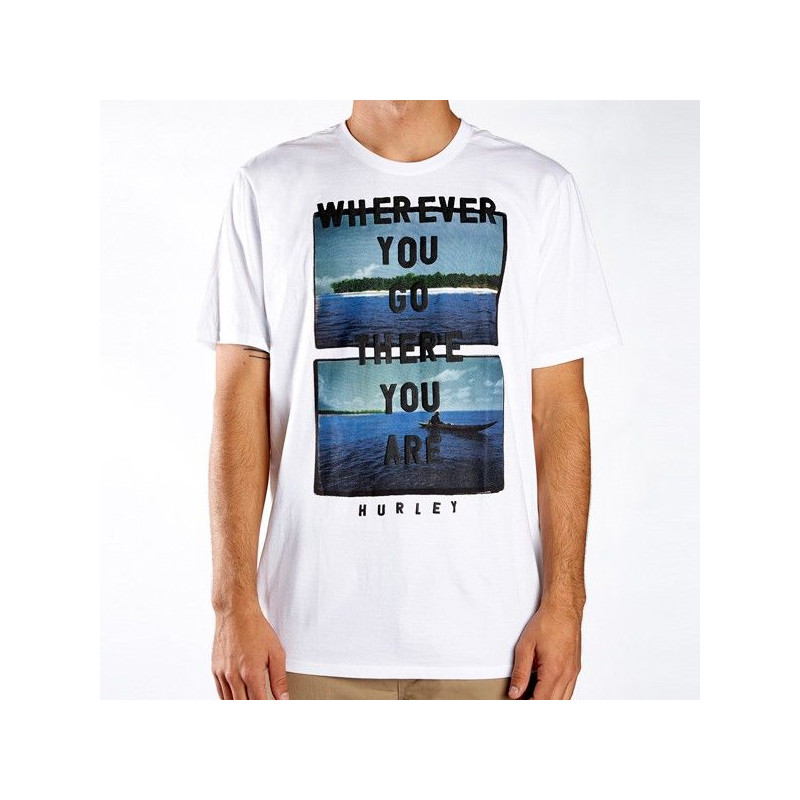 Camiseta Hurley: JJF THERE YOU ARE PHOTO TEE (White)