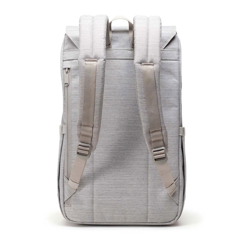 Mochila Herschel: Retreat Backpack (Light Grey Crosshatch)