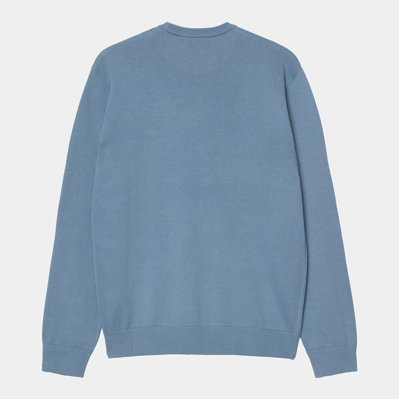Jersey Carhartt WIP: Madison Sweater (Icy Water White)