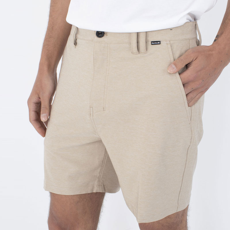 Bermuda Hurley: Phantom Heather Walkshort 18 (Khaki)