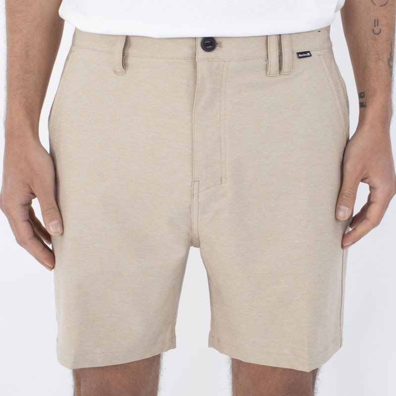 Bermuda Hurley: Phantom Heather Walkshort 18 (Khaki)