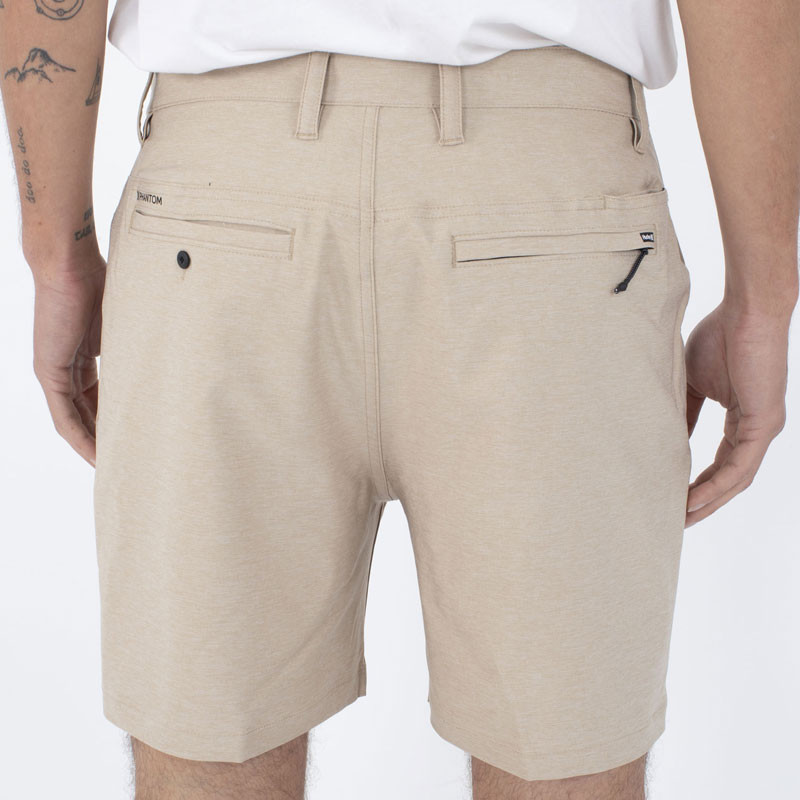 Bermuda Hurley: Phantom Heather Walkshort 18 (Khaki)