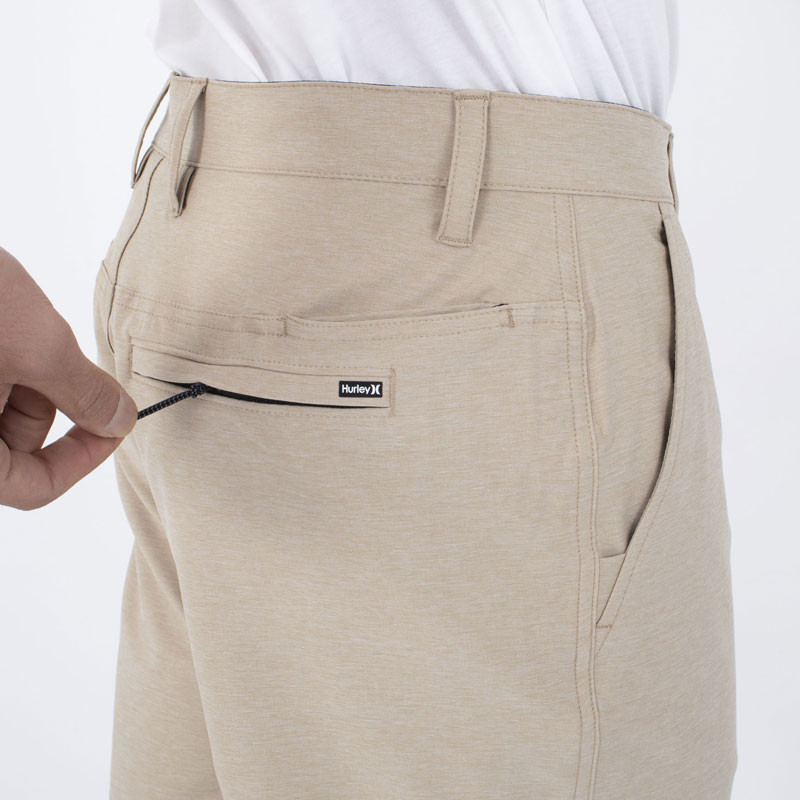Bermuda Hurley: Phantom Heather Walkshort 18 (Khaki)