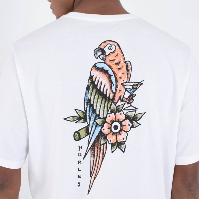 Camiseta Hurley: Floatin SS (White)