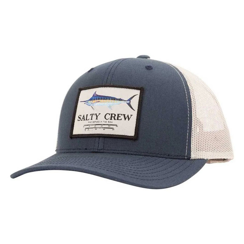 Gorra Salty Crew: Marlin Mount Retro Trucker (Navy Silver)