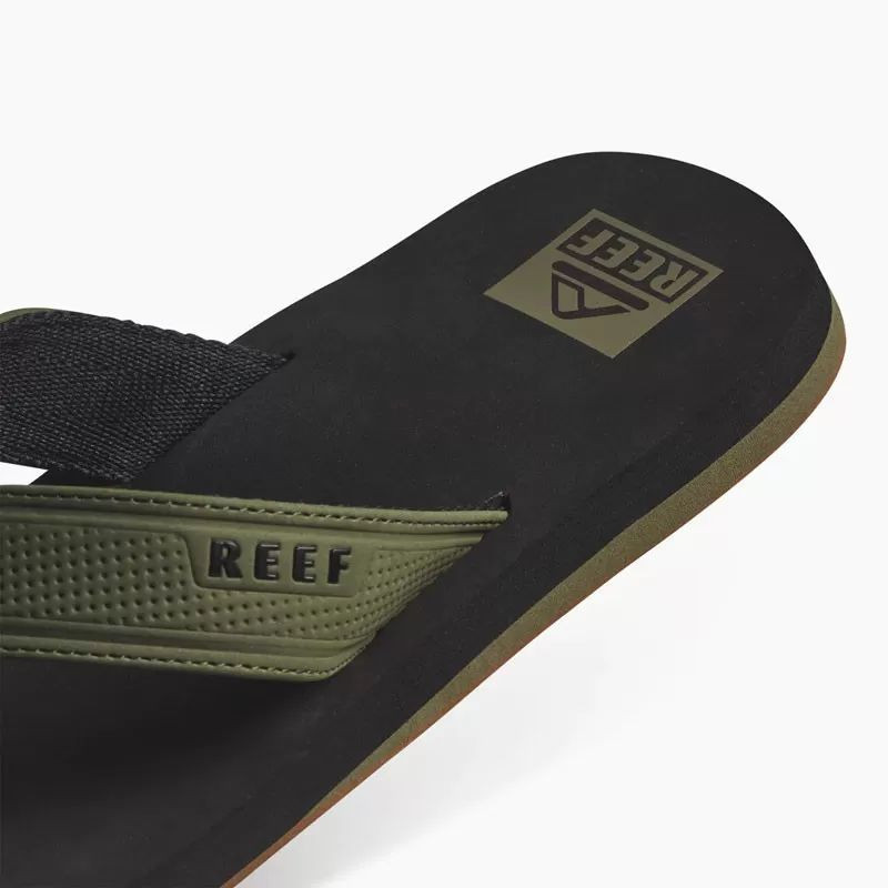 Chanclas Reef: M The Layback (Black Olive)