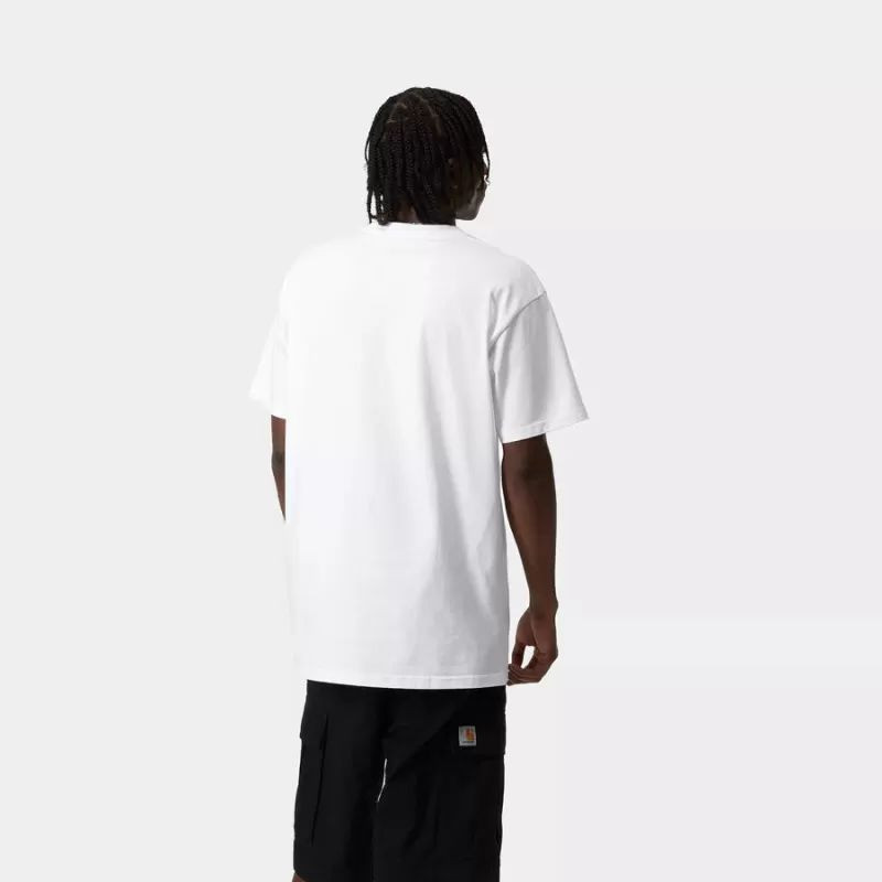 Camiseta Carhartt WIP: SS Chase T-Shirt (White Gold)