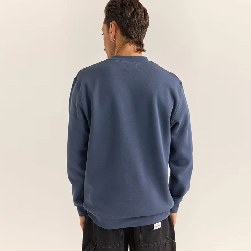 Sudadera Rhythm: Brand Fleece Crew (Navy)
