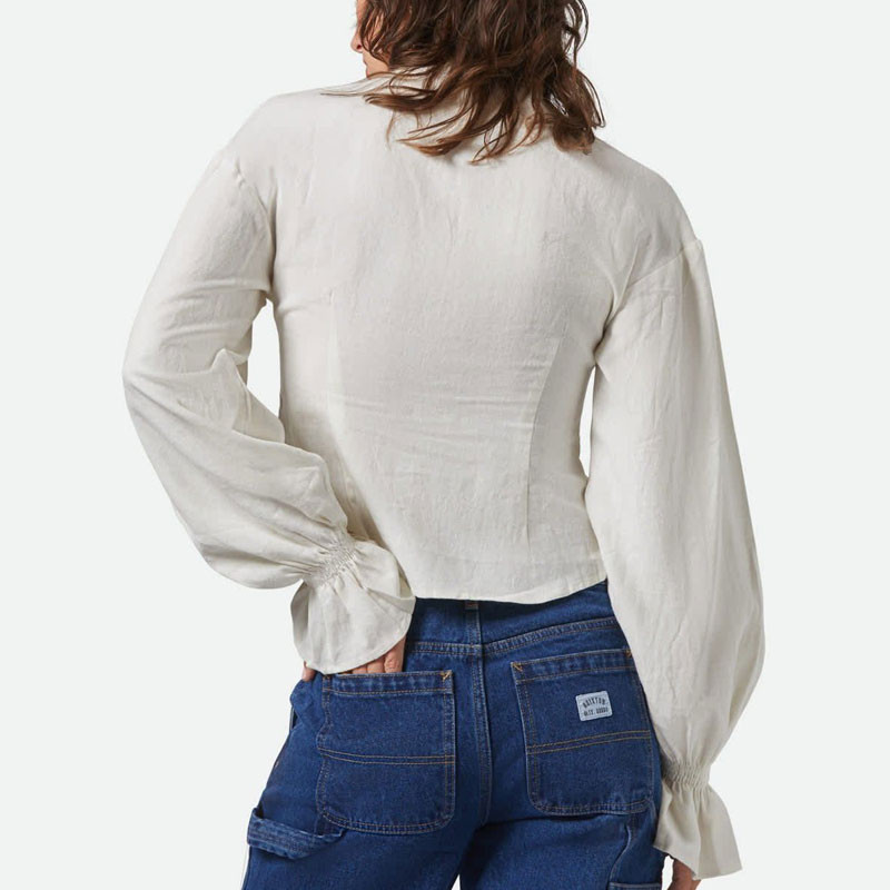 Camisa Brixton: The Meadow Blouse (Off White)