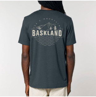 Camiseta Atlas: Baskland (Indian Ink Grey Stone)