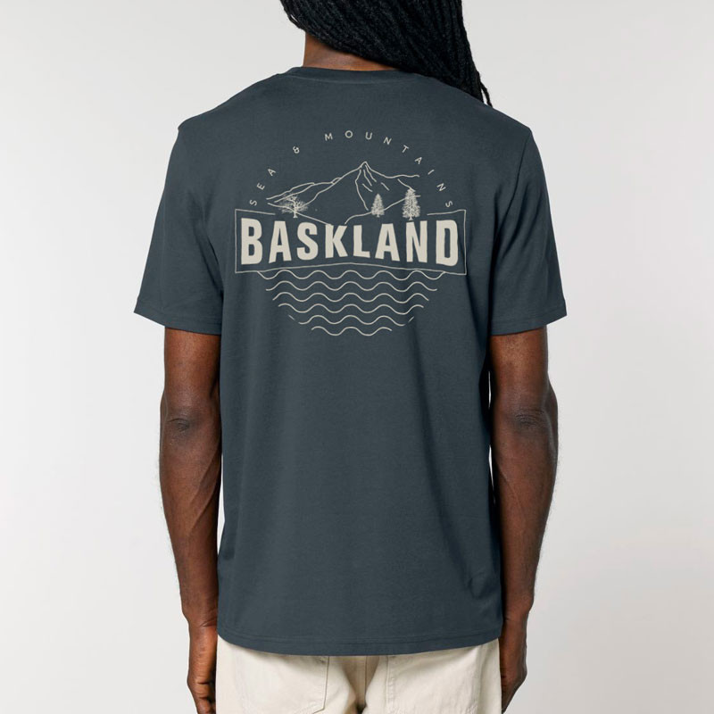 Camiseta Atlas: Baskland (Indian Ink Grey Stone)