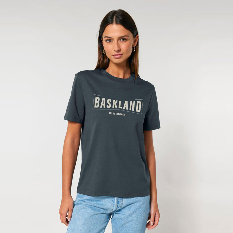 Camiseta Atlas: Baskland (Indian Ink Grey Stone)