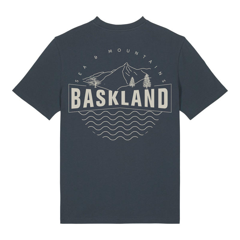 Camiseta Atlas: Baskland (Indian Ink Grey Stone)