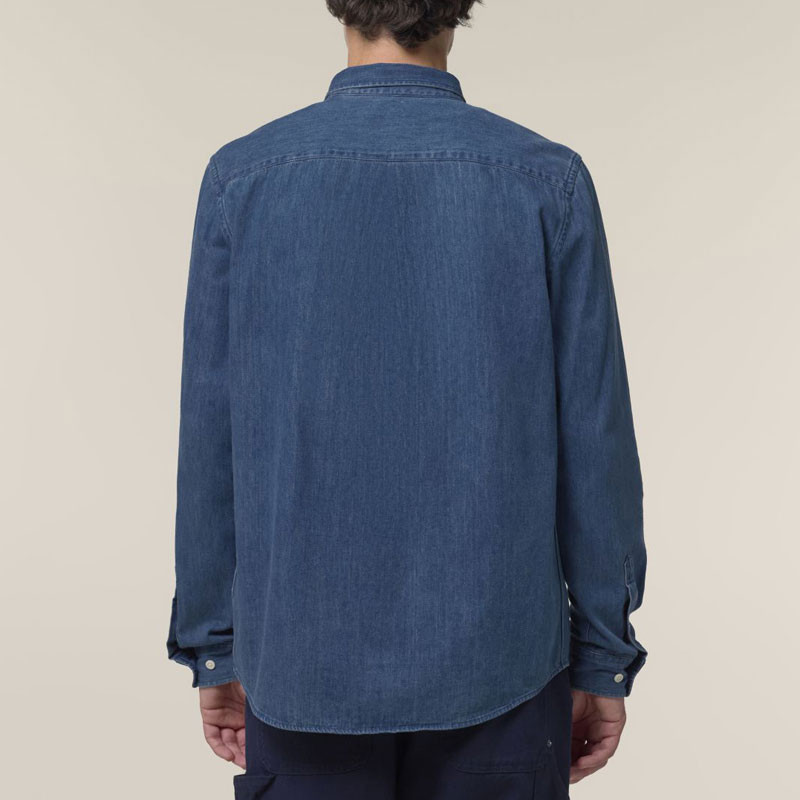 Camisa Atlas: Denim Shirt (Mid Wash)