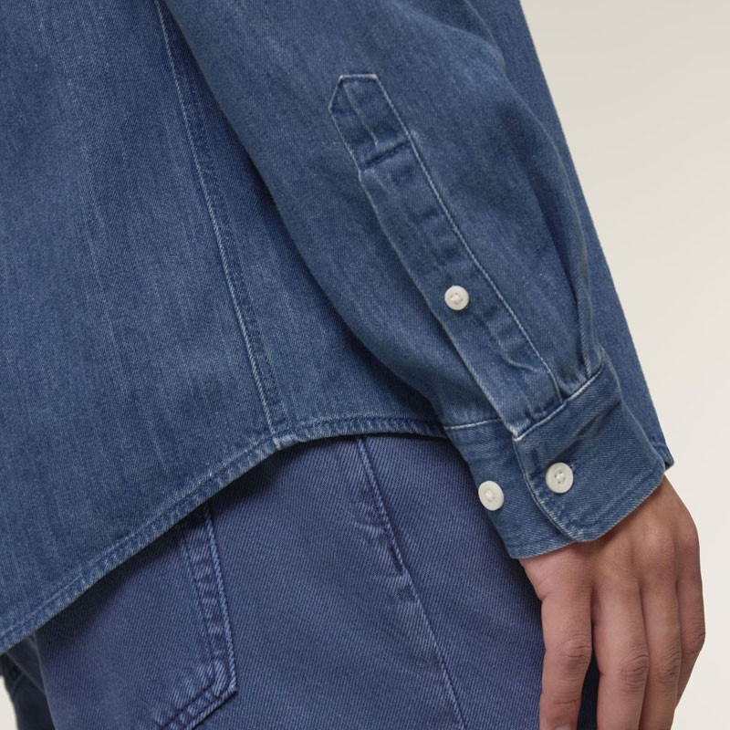 Camisa Atlas: Denim Shirt (Mid Wash)