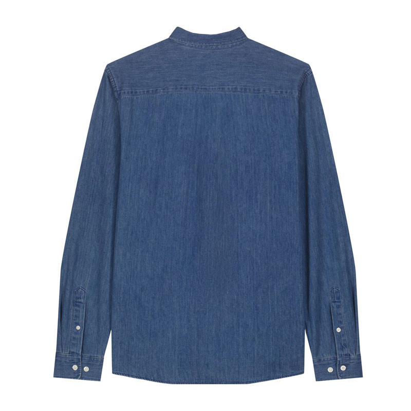 Camisa Atlas: Denim Shirt (Mid Wash)