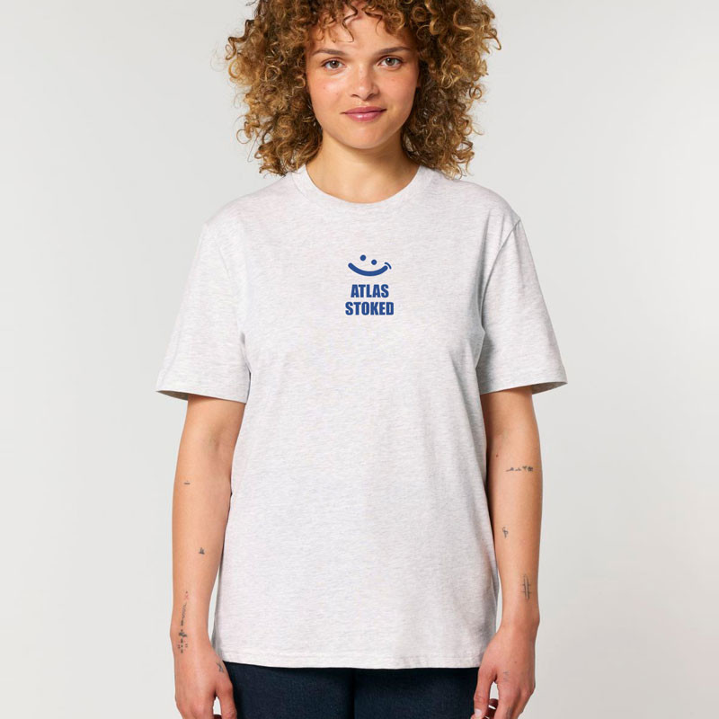 Camiseta Atlas: Gilda (Cool Heather Grey Blue)