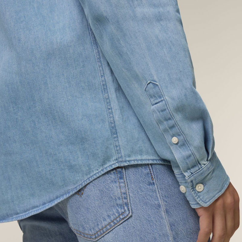 Camisa Atlas: Denim Shirt (Light Wash)