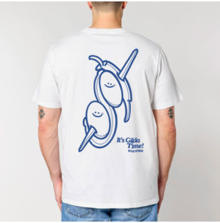 Camiseta Atlas: Gilda (White Blue)