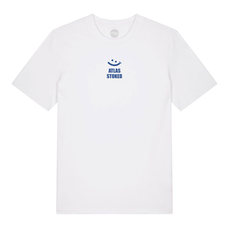 Camiseta Atlas: Gilda (White Blue)