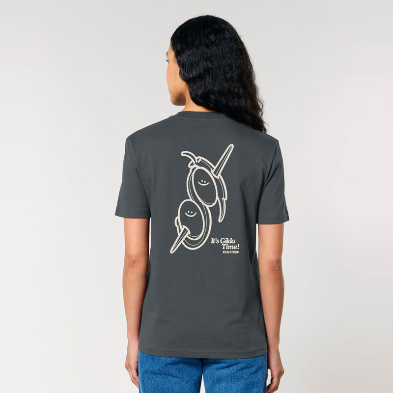 Camiseta Atlas: Gilda (Anthracita Off White)