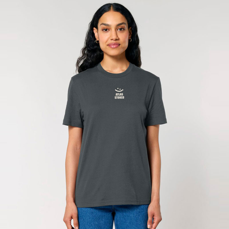 Camiseta Atlas: Gilda (Anthracita Off White)