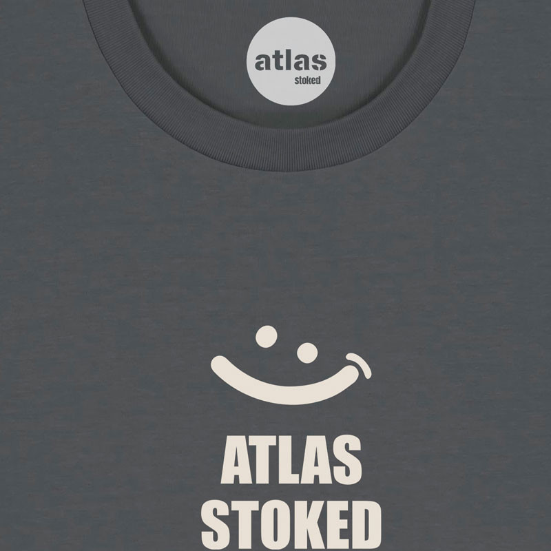 Camiseta Atlas: Gilda (Anthracita Off White)