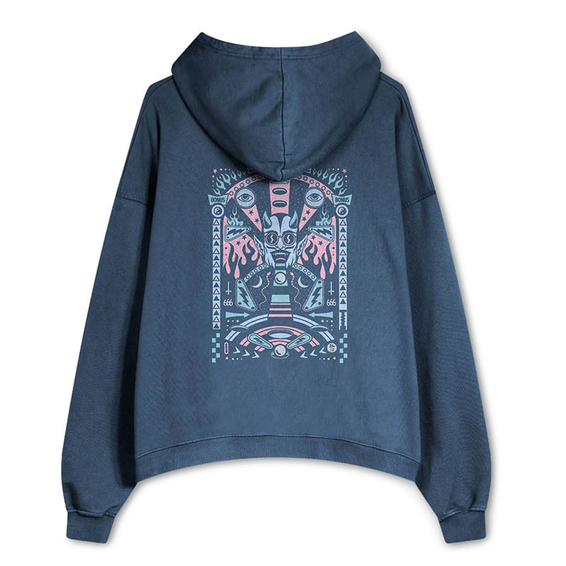 Sudadera Kaotiko: Washed Pinball (Navy)