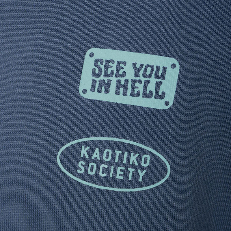 Sudadera Kaotiko: Washed Pinball (Navy)