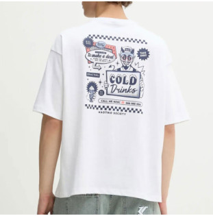 Camiseta Kaotiko: Cold Drinks SS Organic Cotton (White)