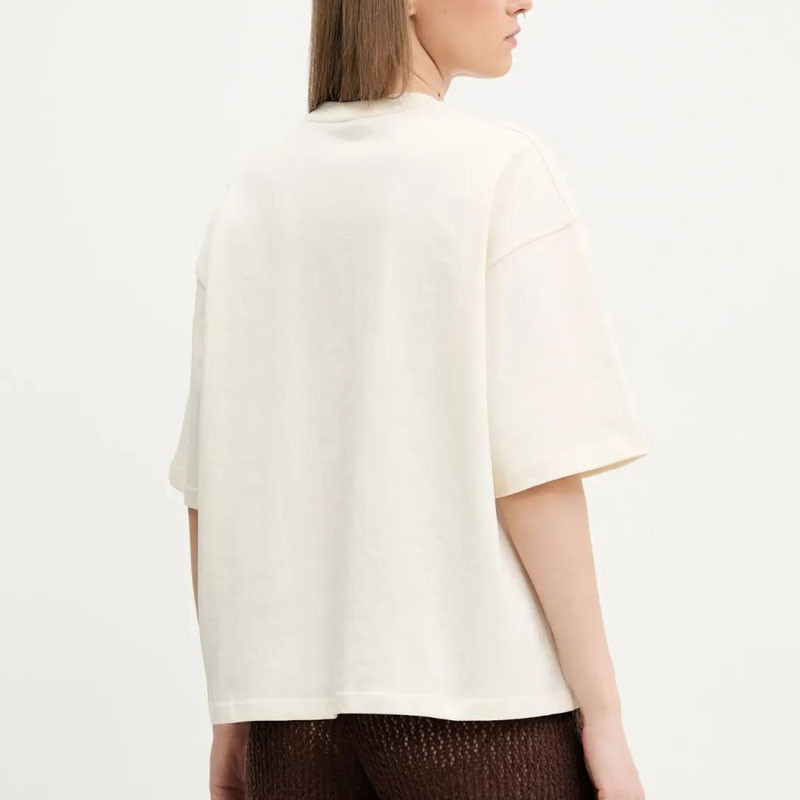 Camiseta Kaotiko: Cropped Love My Drama Org Cotton (Ivory)