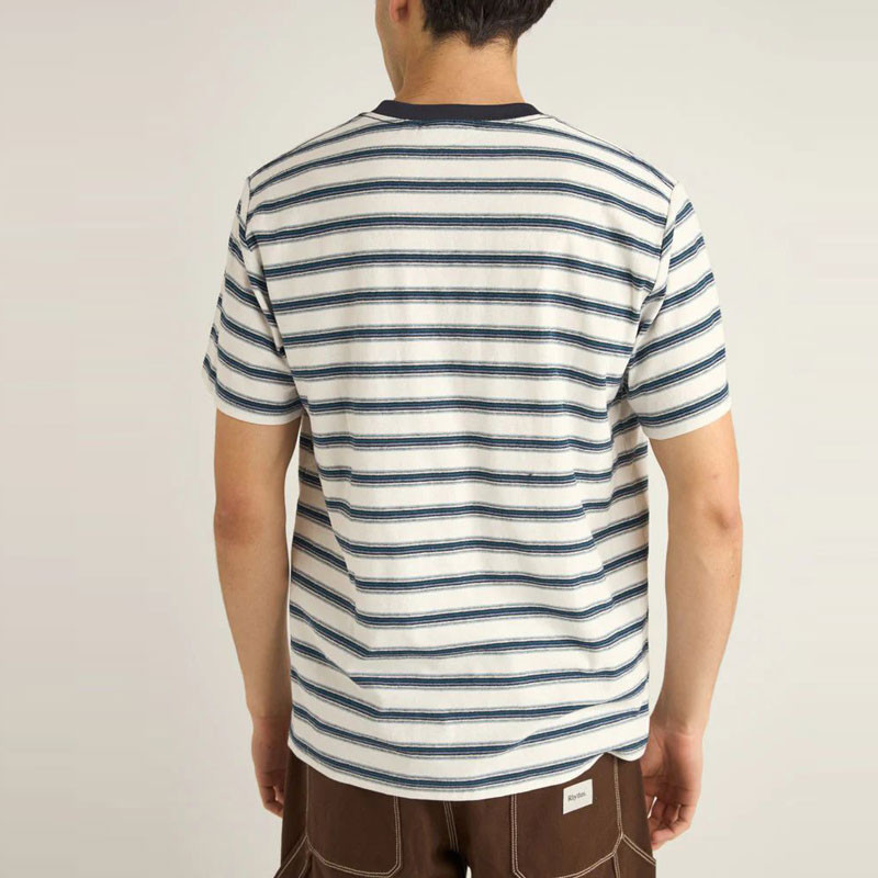 Camiseta Rhythm: Everyday Stripe SS (Vintage White)