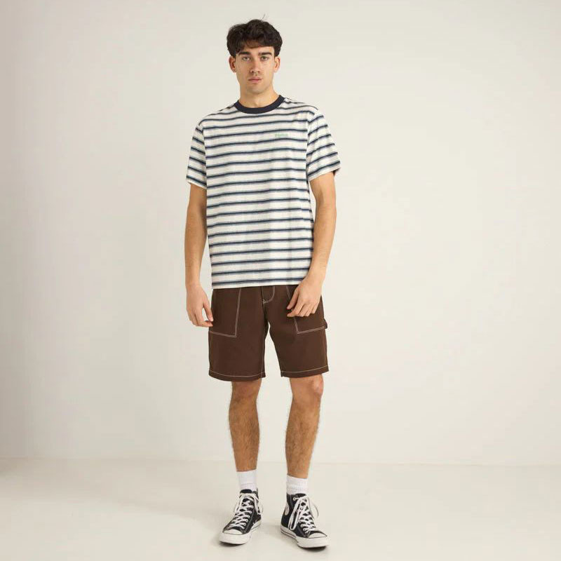 Camiseta Rhythm: Everyday Stripe SS (Vintage White)