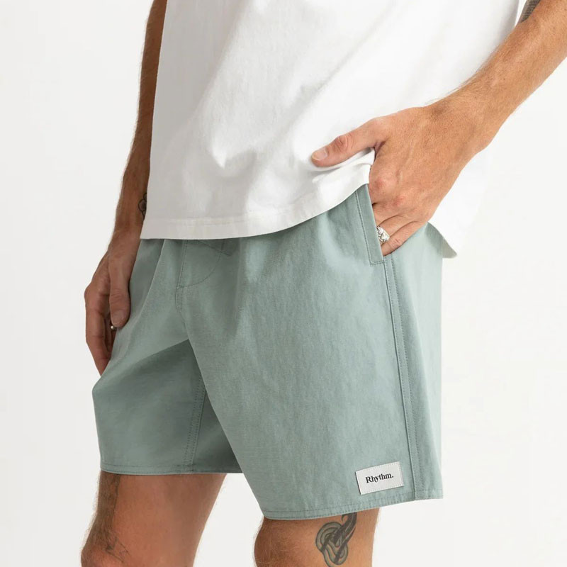 Bermuda Rhythm: Classic Linen Jam (Seafoam)