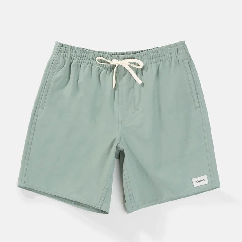 Bermuda Rhythm: Classic Linen Jam (Seafoam)