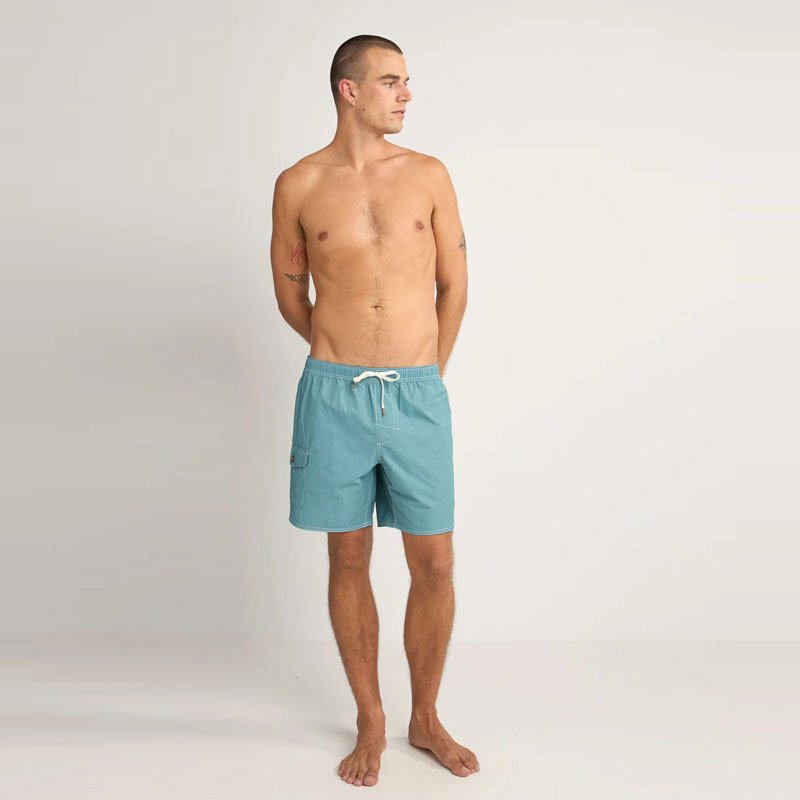 Bañador Rhythm: Patch Beach Short (Blue)