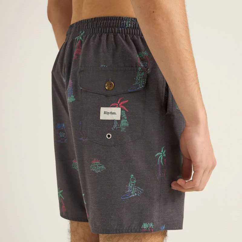 Bañador Rhythm: Vibes Beach Short (Black)