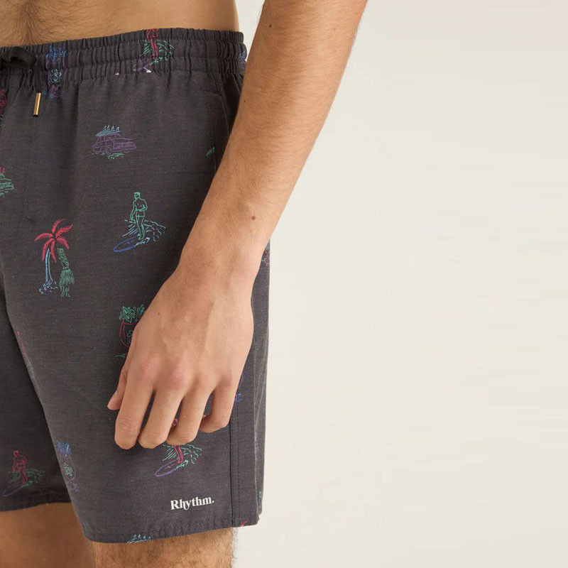Bañador Rhythm: Vibes Beach Short (Black)