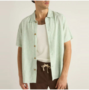 Camisa Rhythm: Ornate SS Shirt (Sage)