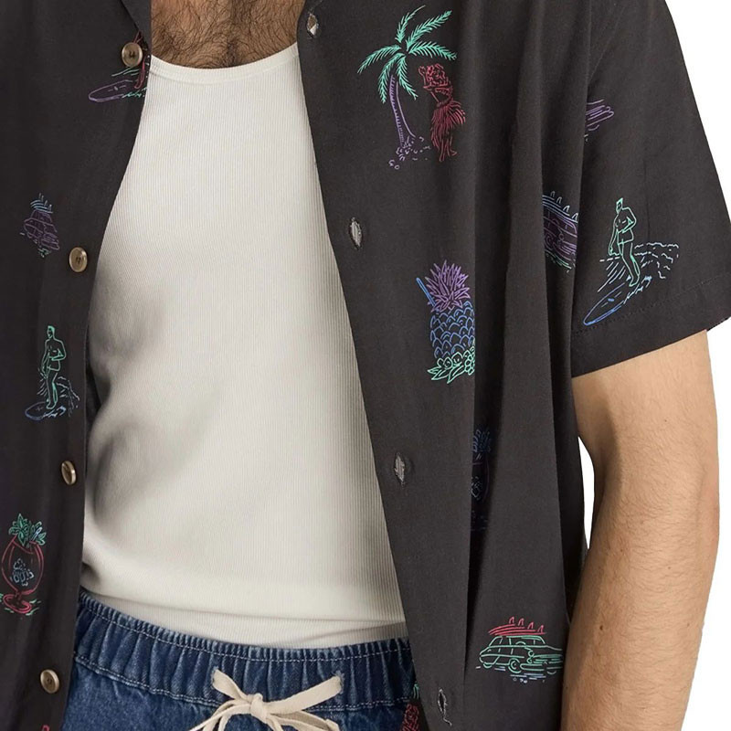 Camisa Rhythm: Vibes SS Shirt (Black)