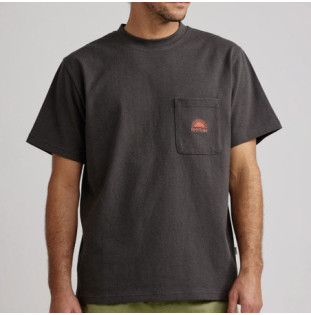 Camiseta Rhythm: Heavy Vintage Pckt Emblem SS (Charcoal)