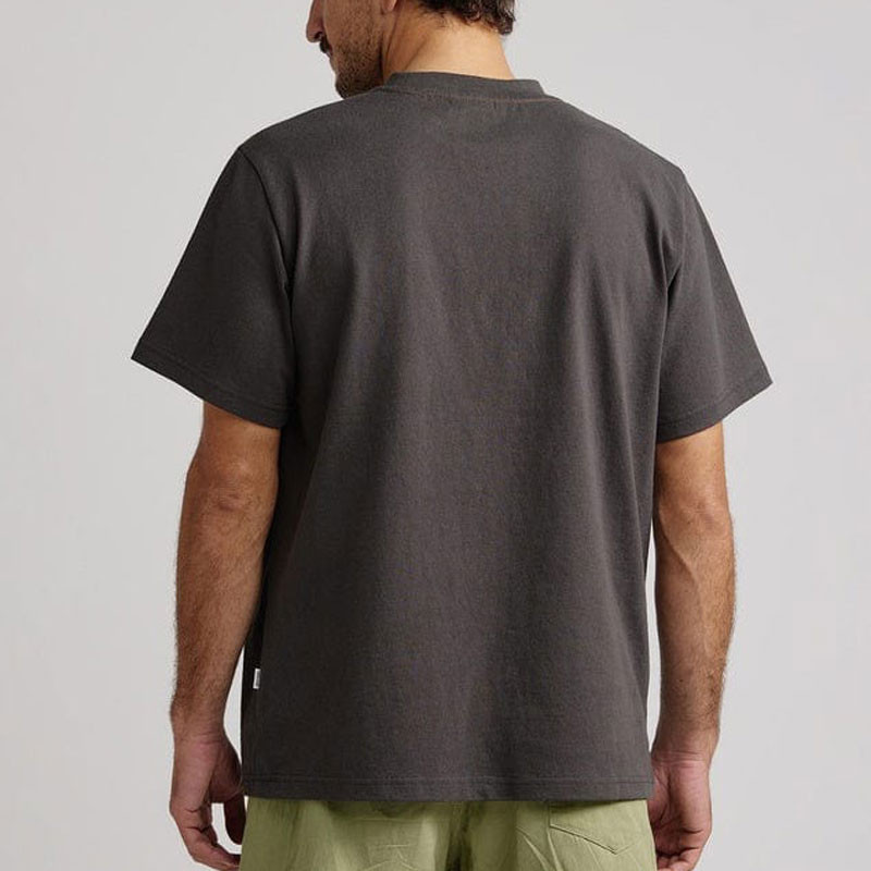 Camiseta Rhythm: Heavy Vintage Pckt Emblem SS (Charcoal)