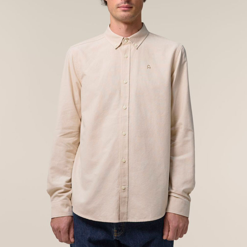 Camisa Atlas: Oxford Shirt (Beige)