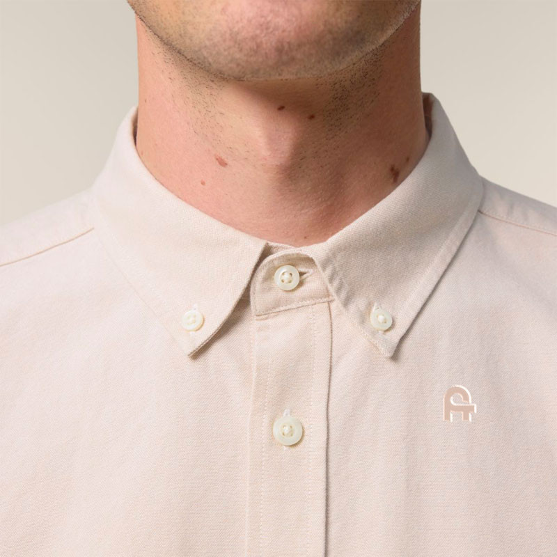 Camisa Atlas: Oxford Shirt (Beige)