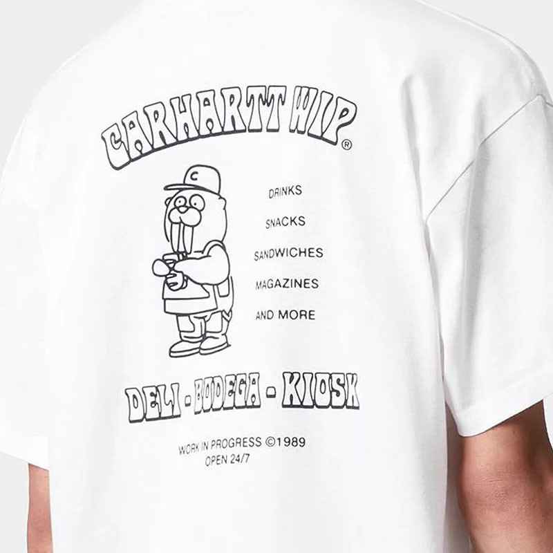 Camiseta Carhartt WIP: SS Sandwich T-Shirt (White)