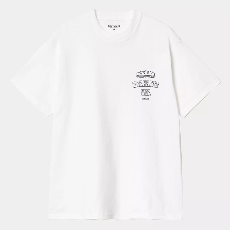 Camiseta Carhartt WIP: SS Sandwich T-Shirt (White)
