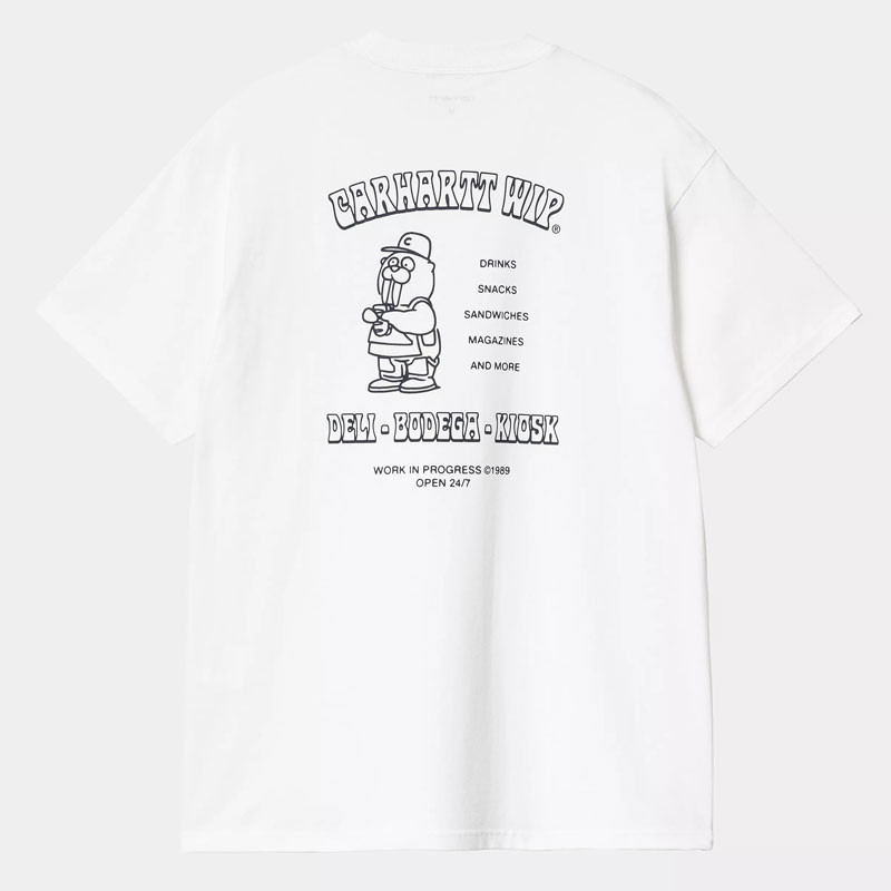 Camiseta Carhartt WIP: SS Sandwich T-Shirt (White)
