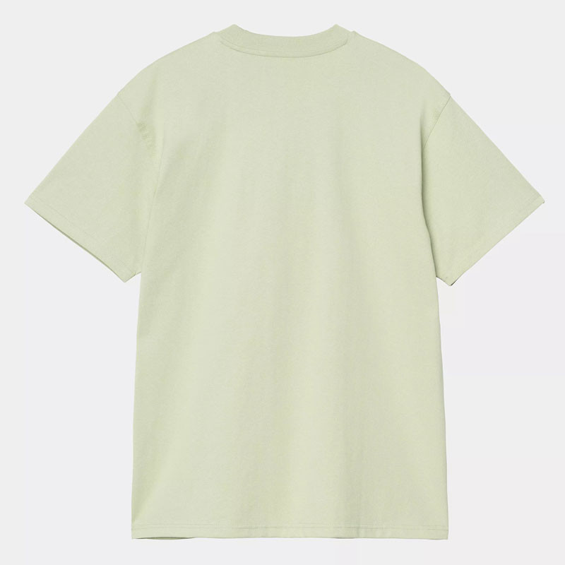 Camiseta Carhartt WIP: SS American Script T-Shirt (Pale Olive)