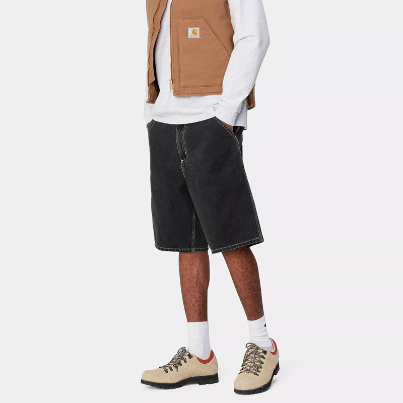 Bermuda Carhartt WIP: Simple Short (Black Heavy)