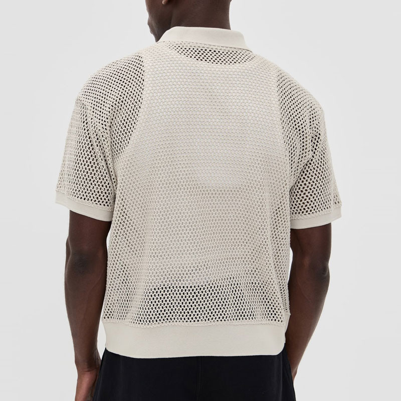 Polo Obey: Saratoga Mesh Polo SS (Silver Grey)